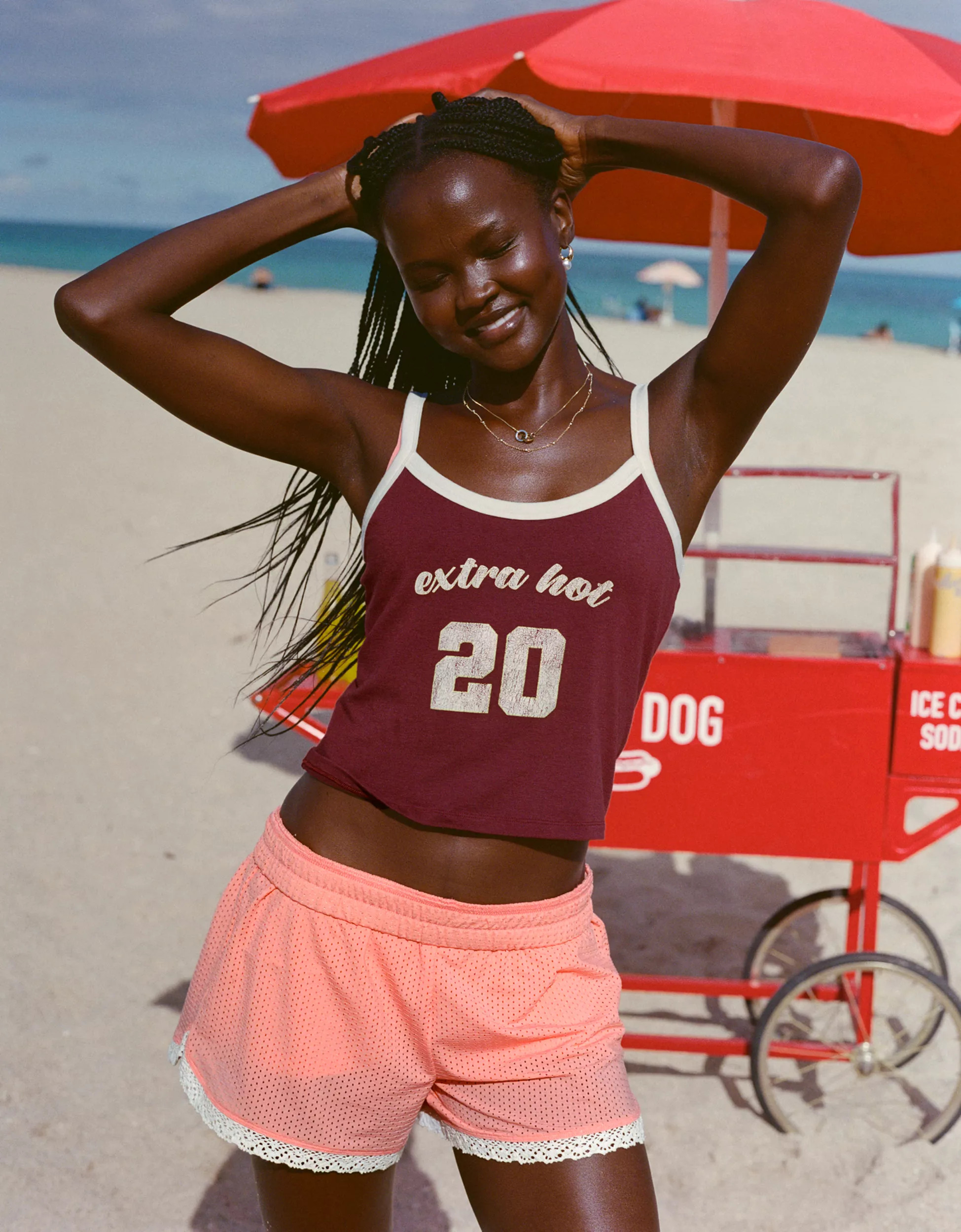OFFLINE By Aerie Mesh Lace Short | Aerie