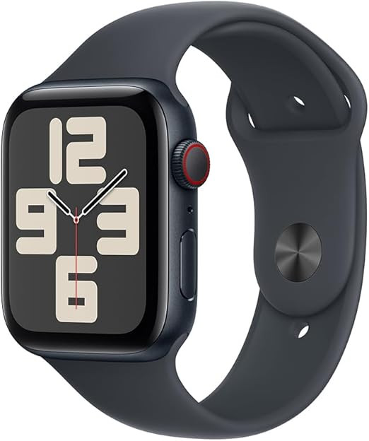 Apple Watch SE GPS + Cellular • Caixa meia-noite de alumínio – 44 mm • Pulseira esportiva ... | Amazon (BR)