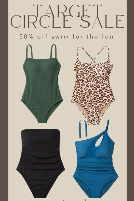 Cute mom-friendly swimsuits in the target circle sale  

#LTKxTarget