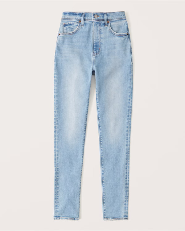 High Rise Super Skinny Jeans | Abercrombie & Fitch (US)