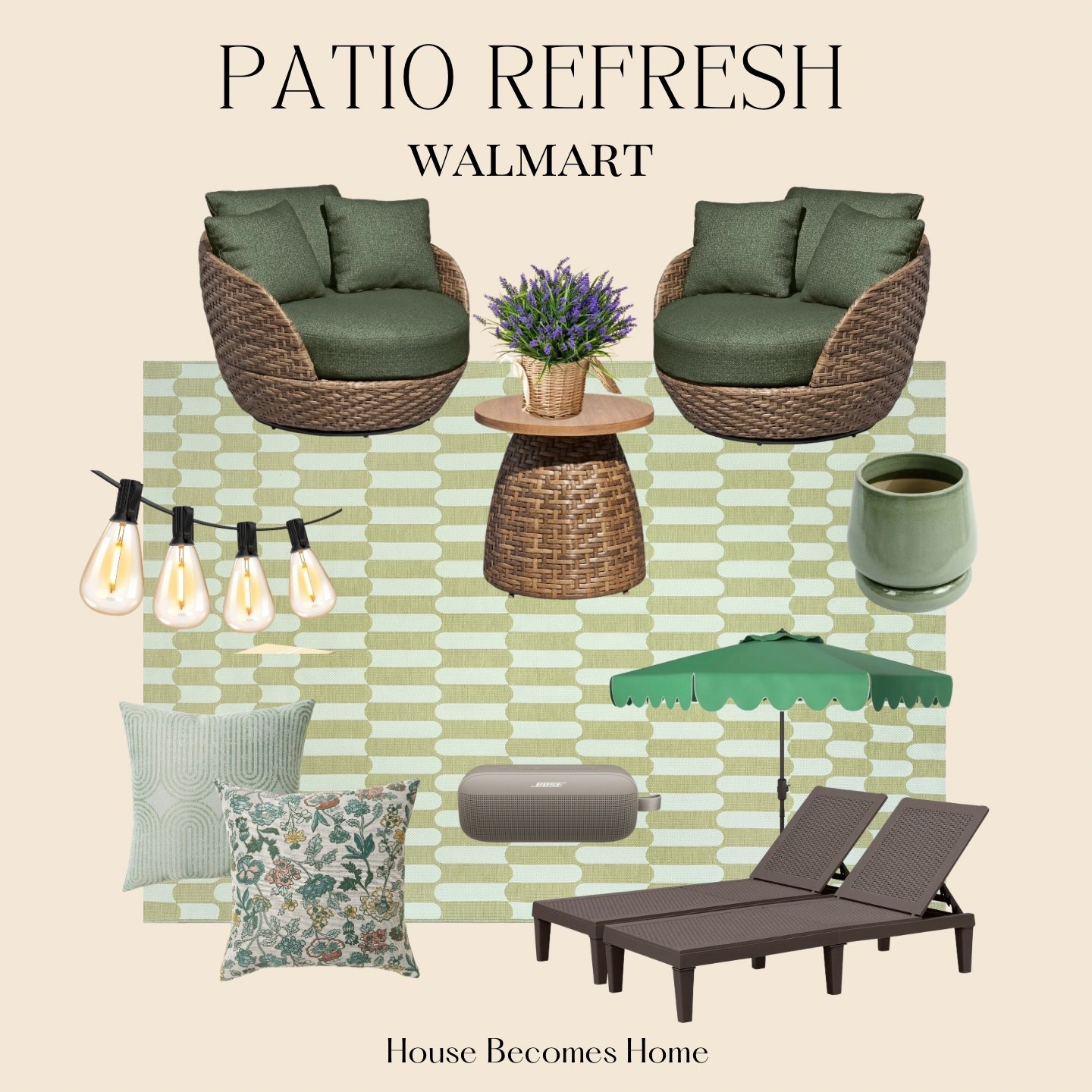 Patio refresh Walmart 🙌🏻🙌🏻

Spring patio, spring fines, spring home, patio, refresh, spring, refresh, pool days, poolside, ￼


#LTKSwim #LTKSeasonal #LTKHome