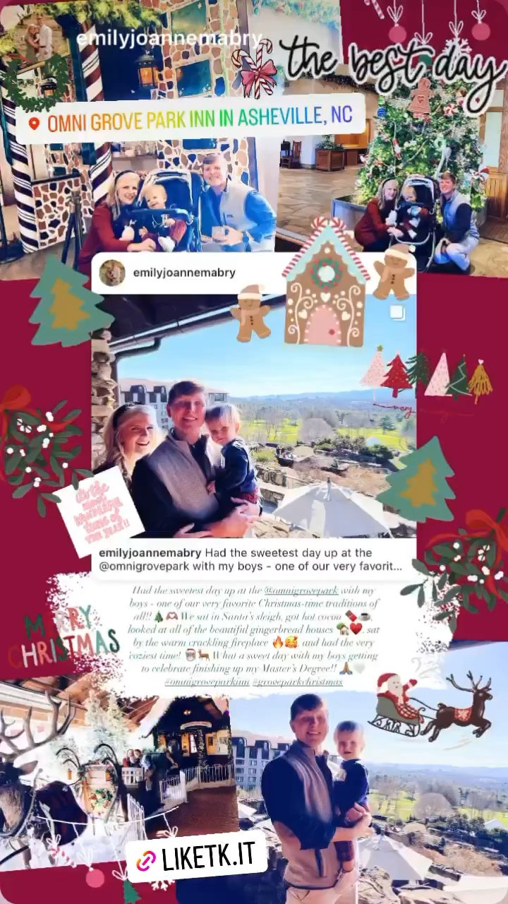 Had the sweetest day up at the @omnigrovepark with my boys - one of our very favorite Christmas-time traditions of all!!🎄🫶🏽 We sat in Santa’s sleigh, got hot cocoa 🍫☕️, looked at all of the beautiful gingerbread houses 🏡♥️, sat by the warm crackling fireplace 🔥🥰, and had the very coziest time! 🎅🏽🦌 What a sweet day with my boys getting to celebrate finishing up my Master’s Degree!! 🙏🏽🤍 #omnigroveparkinn #groveparkchristmas

#LTKHoliday #LTKbaby #LTKSeasonal