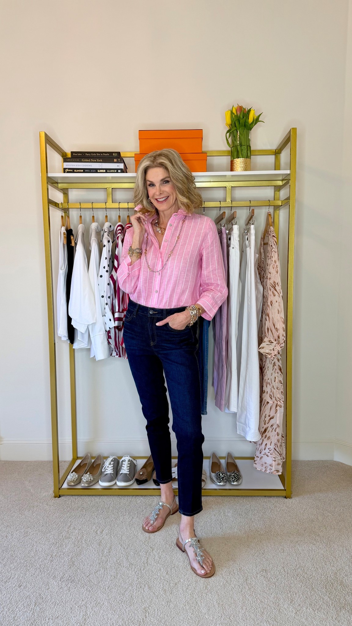 Love this linen shirt for spring! Size 0

#LTKSeasonal #LTKootd #LTKOver40