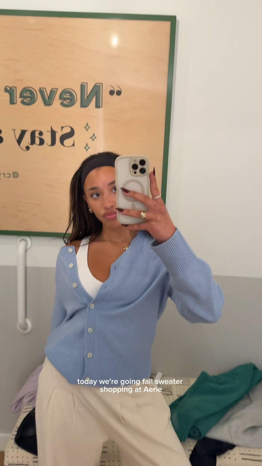 nobody does fall like Aerie! 🤗🤗  All looks linked in my LTK! #AerieREAL #AeriePartner #ad #falloutfits #tryonhaul #aeriehaul