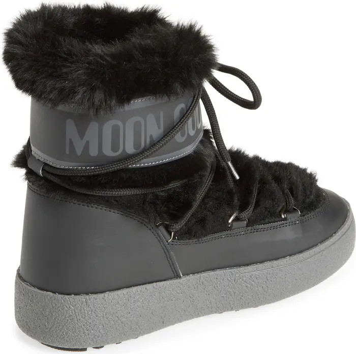 Moon Boot® LTrack Faux Fur Water Repellent Boot (Women) | Nordstrom | Nordstrom
