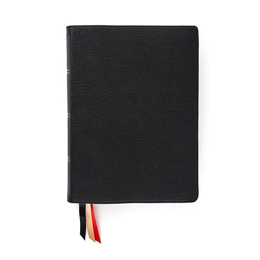CSB Study Bible, Holman Handcrafted Collection, Black Premium Goatskin, Red Letter, Study Notes a... | Amazon (US)