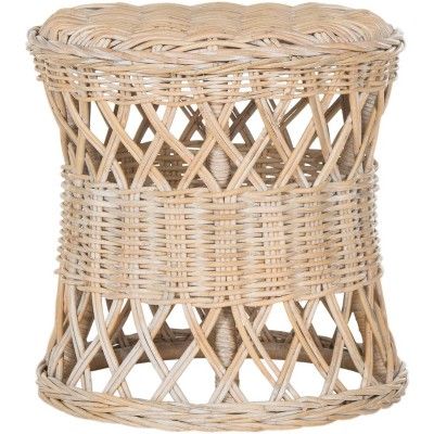 Desta Wicker Round Table - Natural - Safavieh | Target