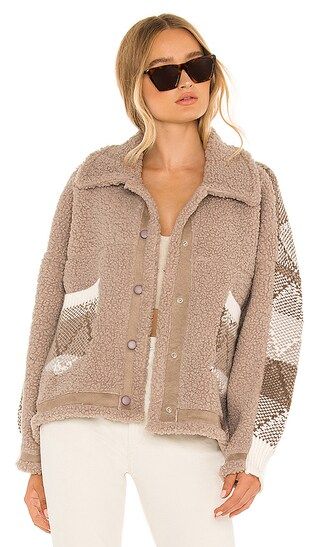 Sherpa Button Front Jacket in Comfort Queen | Revolve Clothing (Global)