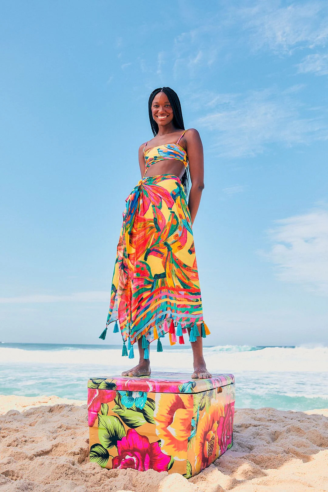Colorful Banana Sarong | FarmRio (US)