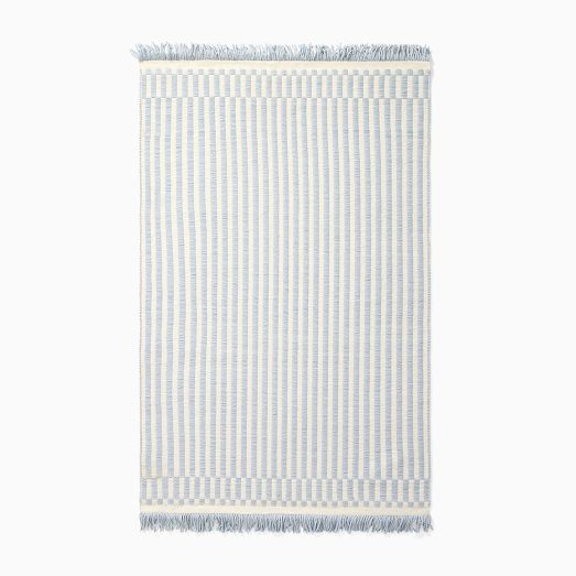 Kids Woven Stripe Rug | West Elm (US)