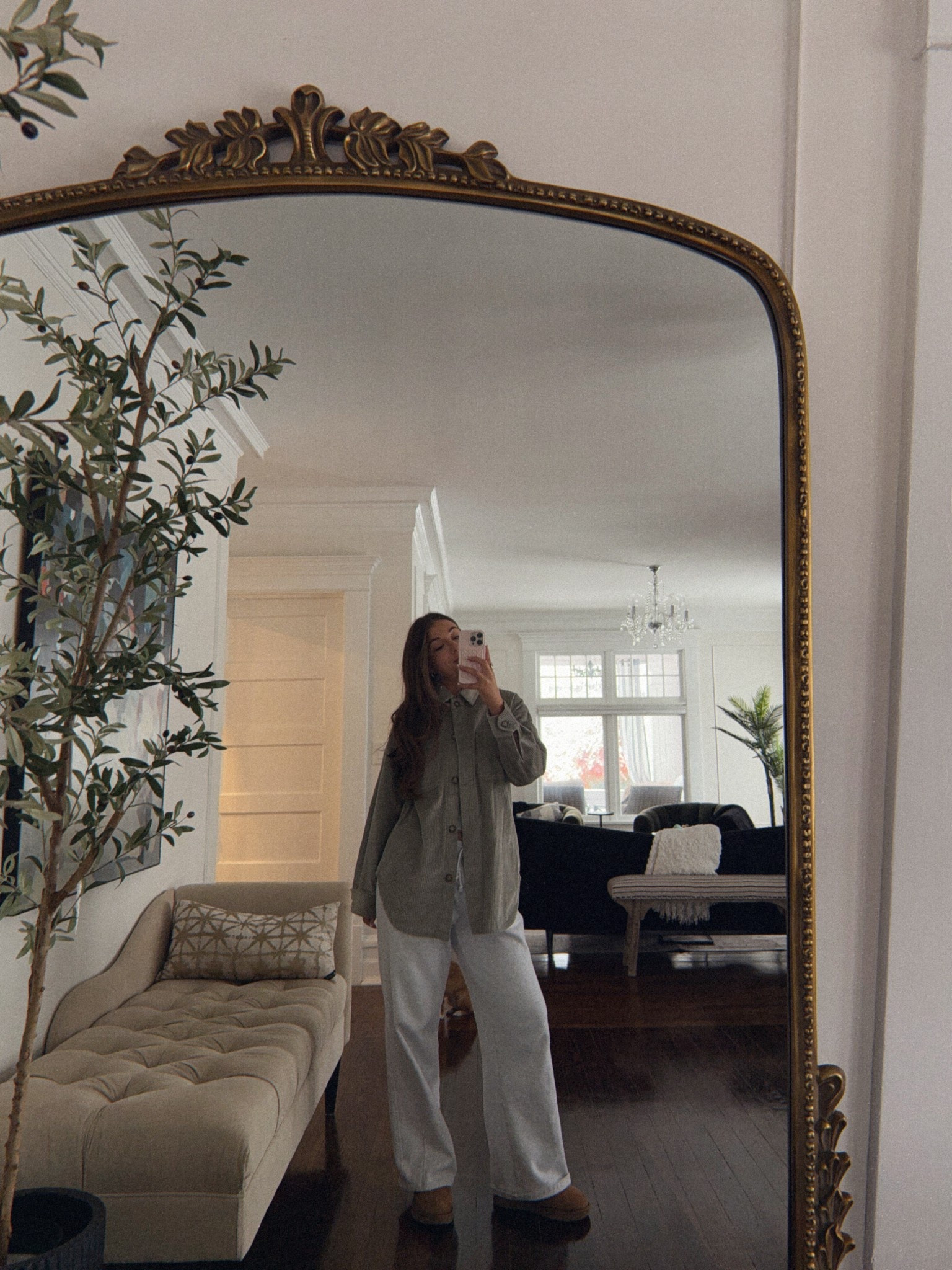 size medium sweats 
exact shacket is old aritzia 
true to size boots 