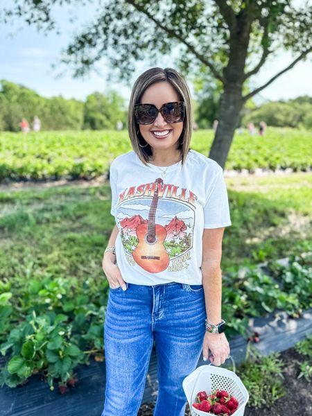 Nashville graphic tee under $10! Runs big, I’m wearing my regular medium & it fits like a large 

Designer watch band - search “berry sweet” to find my exact one (also linked some others I own) - use code SOUTHERNSTYLE to save sitewide at Sparkl Bands!



#LTKStyleTip #LTKOver40 #LTKSaleAlert
