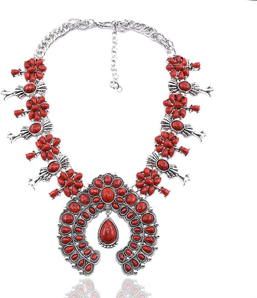 Bluegoog Boho Statement Turquoise Body Chain Necklace for Women, Gold Crossover Bikini Bra Body J... | Amazon (US)