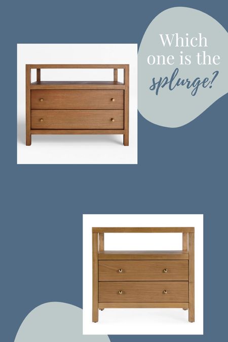 Which one is the splurge!?

I found a great dupe for this popular nightstand today as I was sourcing for this week’s blog post and had to share. Did you guess correctly?

#LTKhome