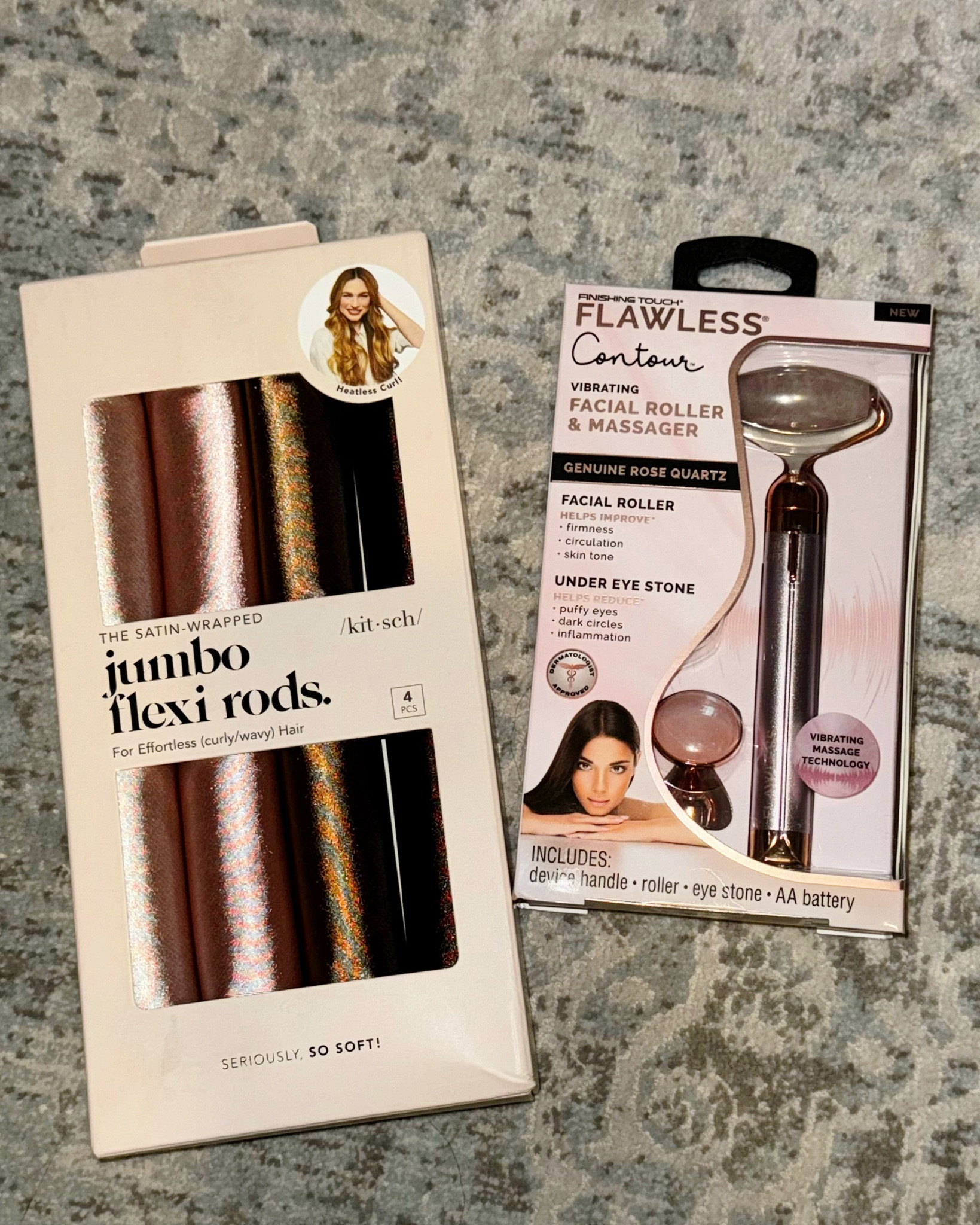 ✨This Weeks Beauty Buy✨ for my puffy eyed babes — YOU GUYS! the flawless contour vibrating face roller is a game changer for my puffy under eyes 👀 

After applying my daily skincare in the morning — when my eyes are the most puffy — I swipe towards my temples for an instant depuff and release of fluid (yes, I always feel my sinus’ release) 😮

I needed something to wear to bed for no heat curls and waves now that I have short hair — I hope they work because my bed head is wild 😜 



#LTKBeauty #LTKStyleTip #LTKFindsUnder100