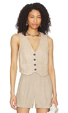 Charley Linen Vest
                    
                    Free People | Revolve Clothing (Global)