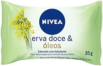 NIVEA Sabonete em Barra Erva Doce & Óleos 85g - Limpa e cuida da pele, com óleos vegetais, frag... | Amazon (BR)