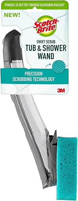 Scotch-Brite Scrub Tub & Shower Wand, Ideal for Bathroom Buildup, Glass Door, Shower and Bath Cle... | Amazon (US)