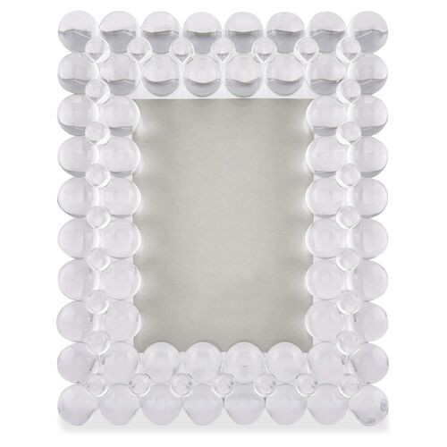 Corina Bubble Frame, Crystal | One Kings Lane