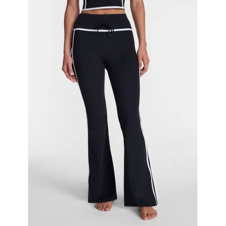 Avia Women's and Women's Plus Rib SoftSculpt Flare Pant, Sizes XS-4X | Walmart (US)
