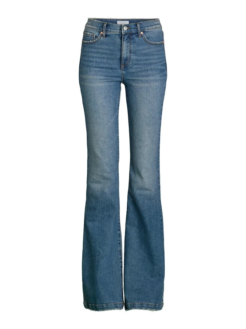 Sofia by Sofia Vergara Women's Melisa Flare High Rise Jeans, 30.5", 32.5" and 34.5" Inseams, Size... | Walmart (US)