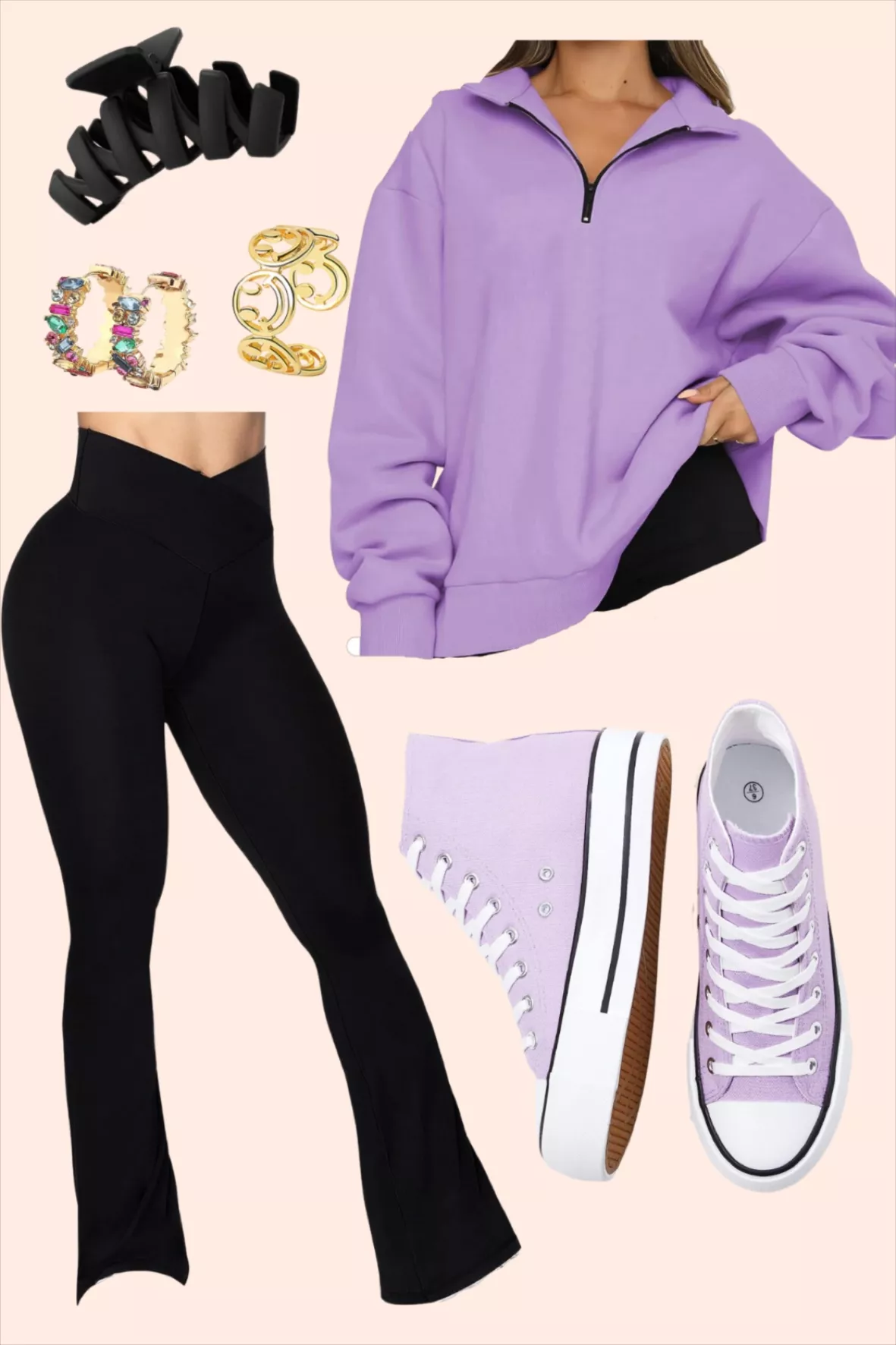 Fall's Lover Dusty Violet Sweater curated on LTK in 2023