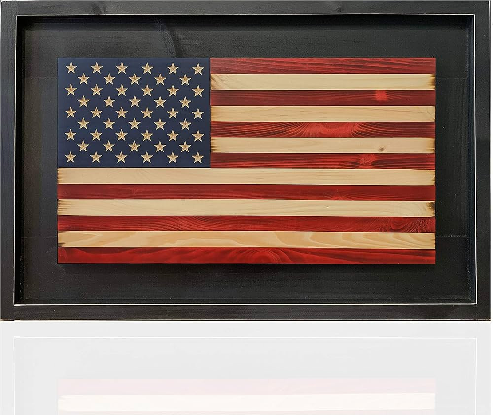 Flags of Valor Liberty Series Wooden American Flag | US Flag Wall Decor, Patriotic Wall Art, Made... | Amazon (US)