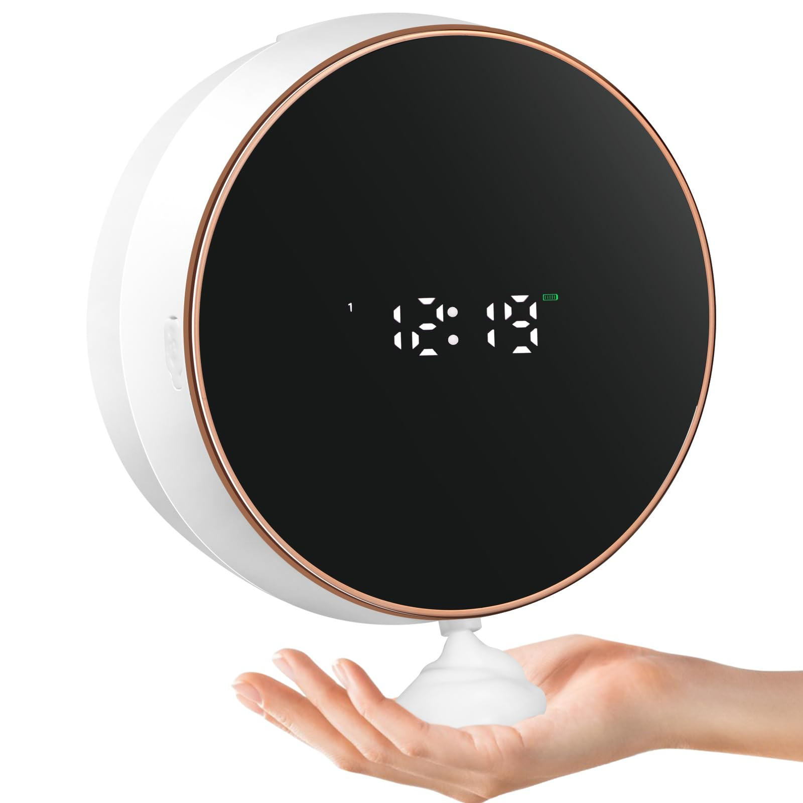 Automatic Soap Dispenser Foam Bathroom: Wall Mount Rechargeable Touchless Adjustable Auto Smart E... | Amazon (US)