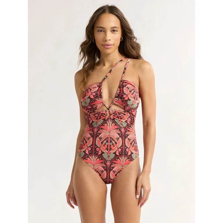 Sofia by Sofia Vergara Women's and Women's Plus Claudia One Piece Swimsuit, Sizes XS-3X | Walmart (US)