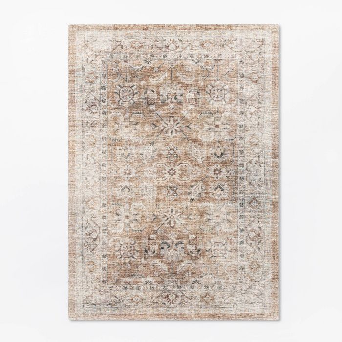 Woven Persian Border Rug Rust - Threshold™ designed with Studio McGee | Target