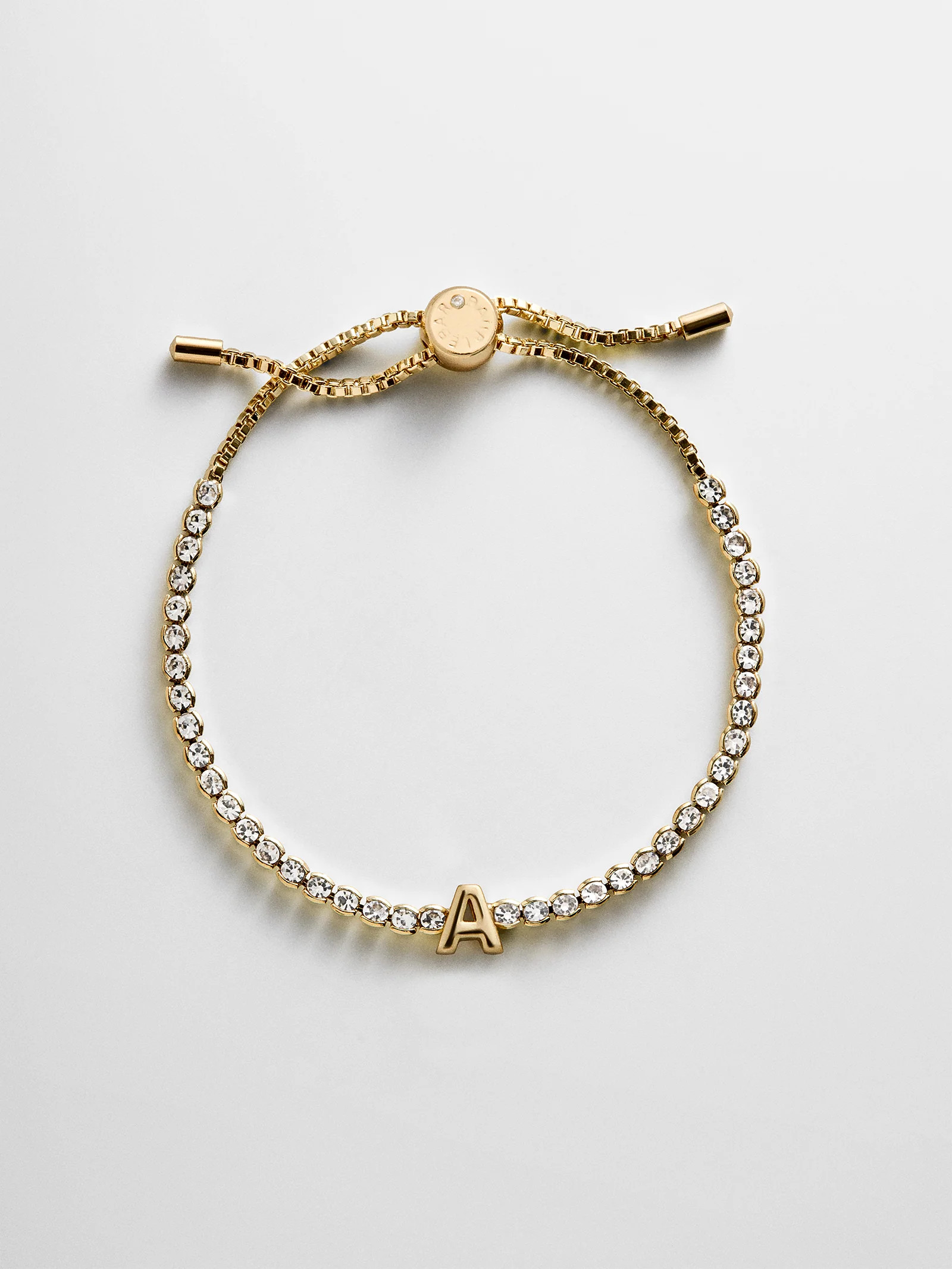 Block Letter Tennis Bracelet - Initial Tennis Bracelet | BaubleBar