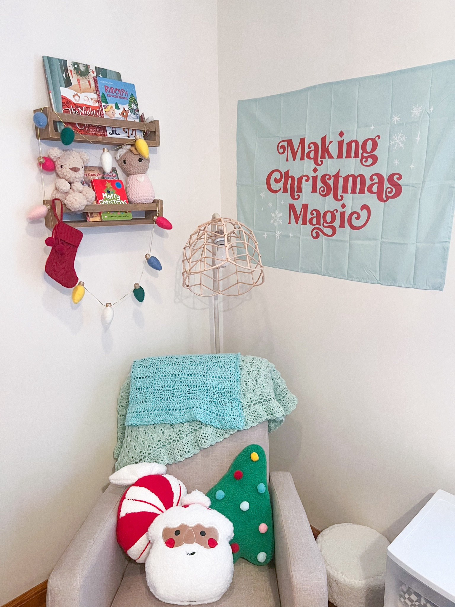 Cute cozy Christmas corner 

#LTKkids #LTKHoliday #LTKhome