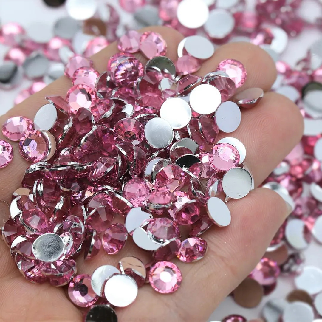 Light Pink Rose Resin Rhinestones, DIY Craft Supplies: 2mm, 3mm, 4mm, 5mm, 6mm | Etsy (US)