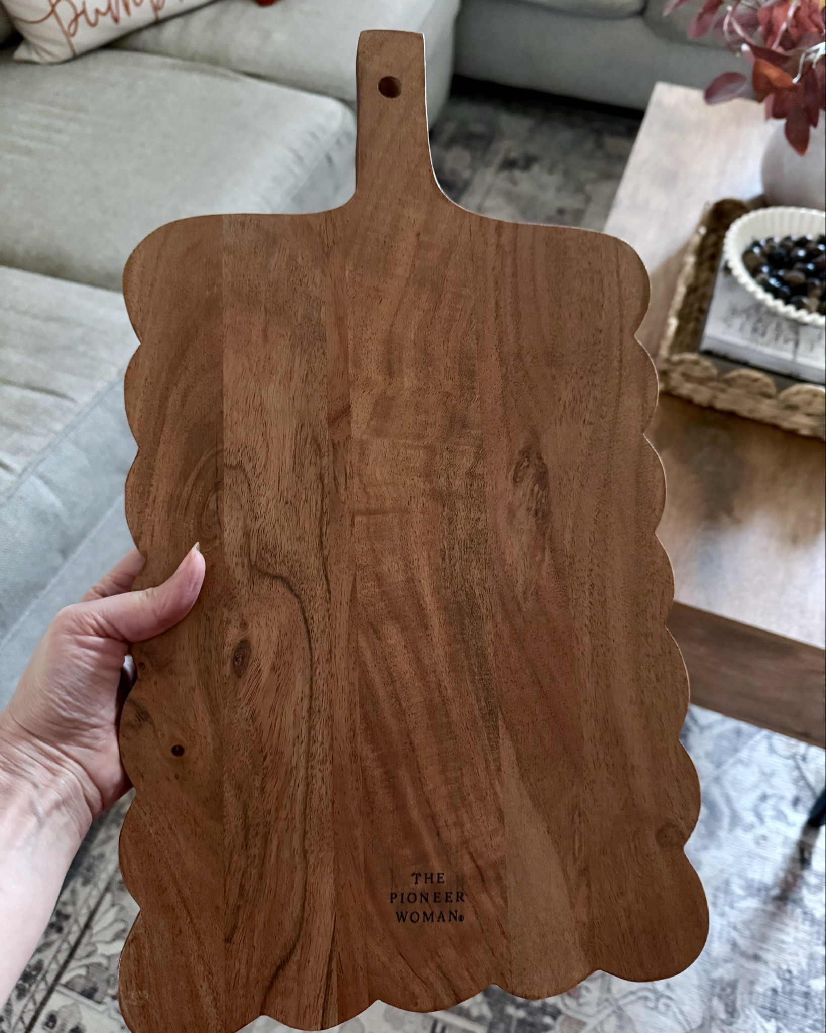 Beautiful serving board from Walmart. Just under $15! Love the size and the quality. It’s 18” acacia wood finished with a non-toxic, food-safe coating. Perfect for serving cheeses, appetizers, or cute desserts. It’s also a unique and stylish touch to the kitchen.


Walmart home finds, Walmart serving board, Walmart pioneer woman, Walmart home decor, Walmart holiday sale, gift idea for her, gift for hostess, charcuterie board 

#LTKParties 

#LTKHome #LTKFindsUnder50 #LTKSeasonal #LTKHoliday #LTKGiftGuide