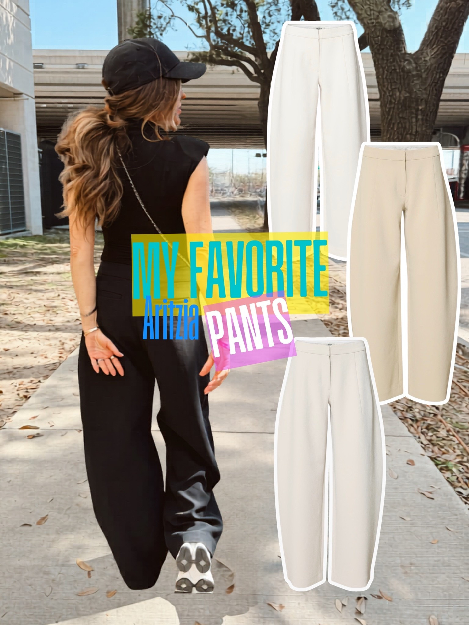 My favorite pants from @Aritzia are restocked and now come in numerous colors for summer time! They don’t wrinkle and they’re so flattering on. I wear a size 0 - go up one though if you want them to fit more relaxed.

#LTKOver40 #LTKPetite #LTKootd