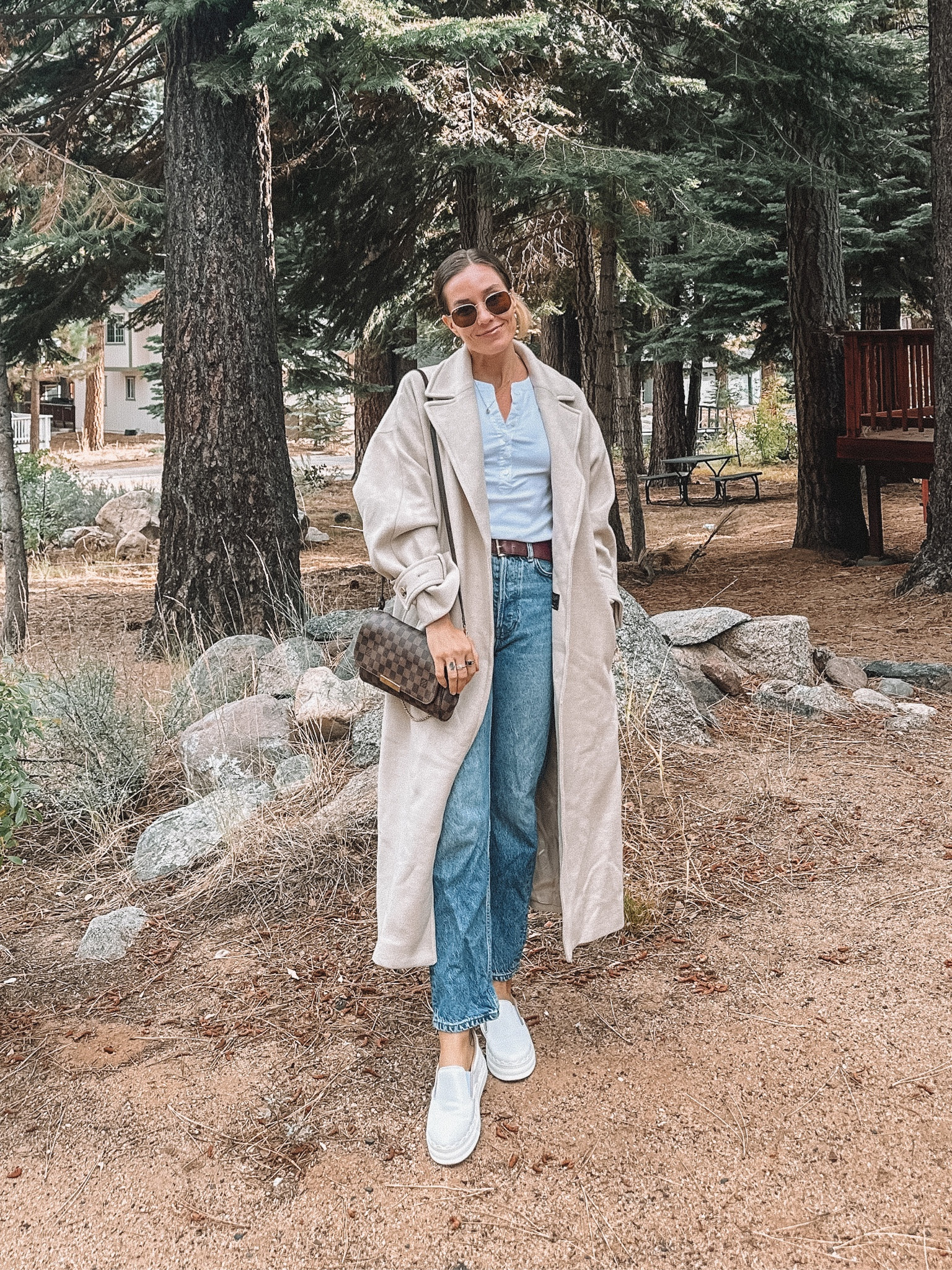 Simple, comfy & classic. My favorite combo 😍 
Living for these reformation high waist jeans and puff sleeve tee by j.crew.
Wool trench is Zara & belt is vintage Gucci so I’m linking other options for you!
Slip on white sneakers are Chloe, so other look a likes will be linked 🫶

#LTKfindsunder100 #LTKsalealert #LTKstyletip