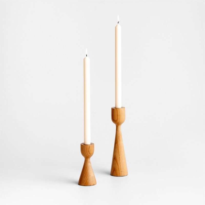 Candlesticks, Set of 2 by Molly Baz | Crate & Barrel | Crate & Barrel