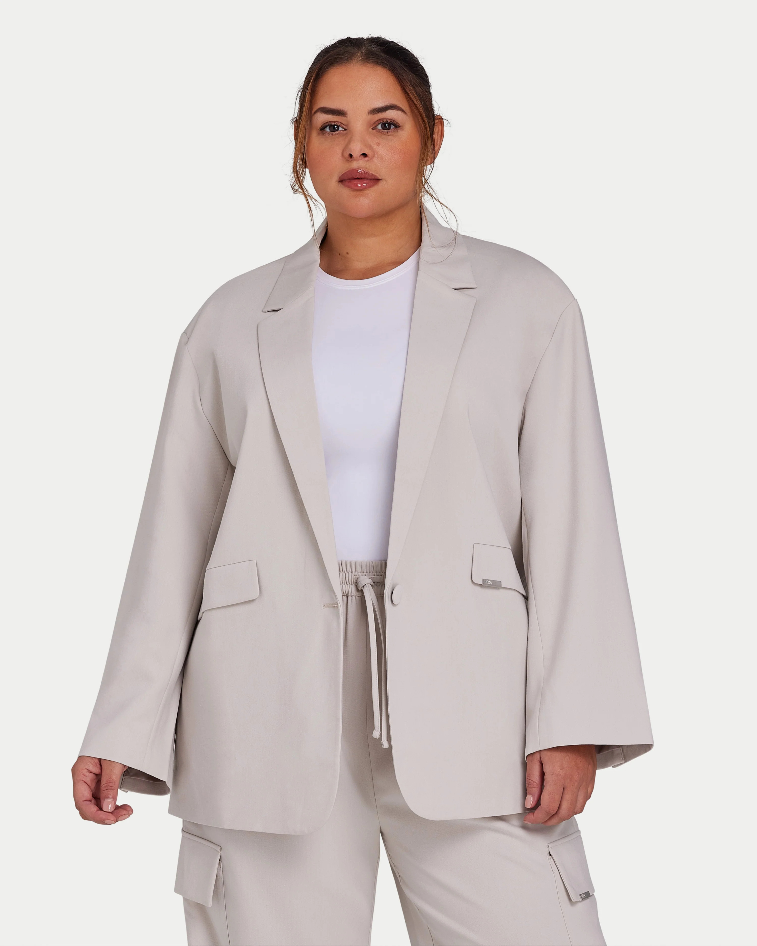 Women's Blazers | Oversized Studio Blazer - Stone | HERA Clothing | HERA Clothing