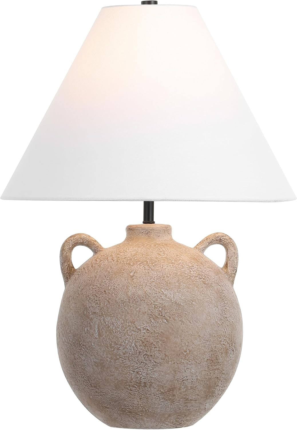 SAFAVIEH Lighting - Soline 24-Inch Ceramic Table Lamp - Antique Brown - Urn Amphora-Style Design ... | Amazon (US)