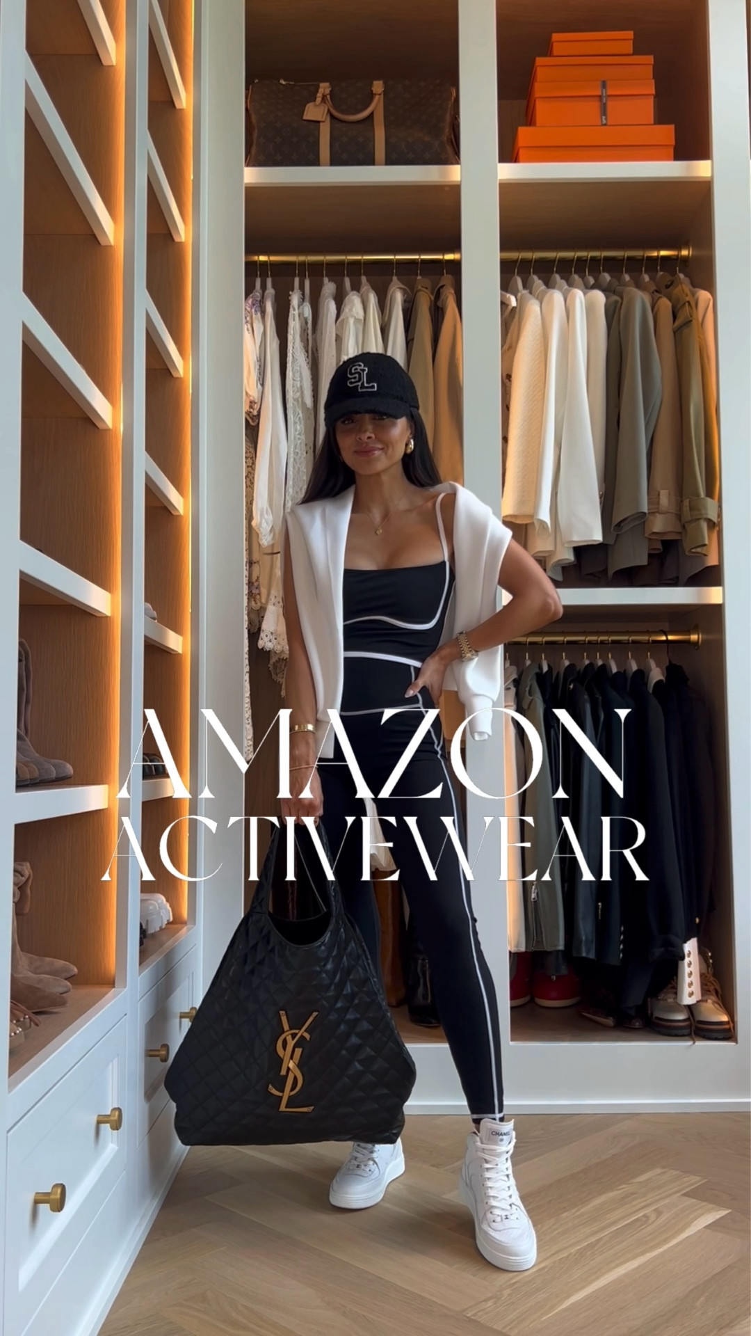 Weekend outfit ideas wearing an activewear set from Amazon
Spanx pullover wearing an XS
Chanel sneakers 
Saint Laurent iCare bag 


#LTKActive #LTKFindsUnder100 #LTKFindsUnder50