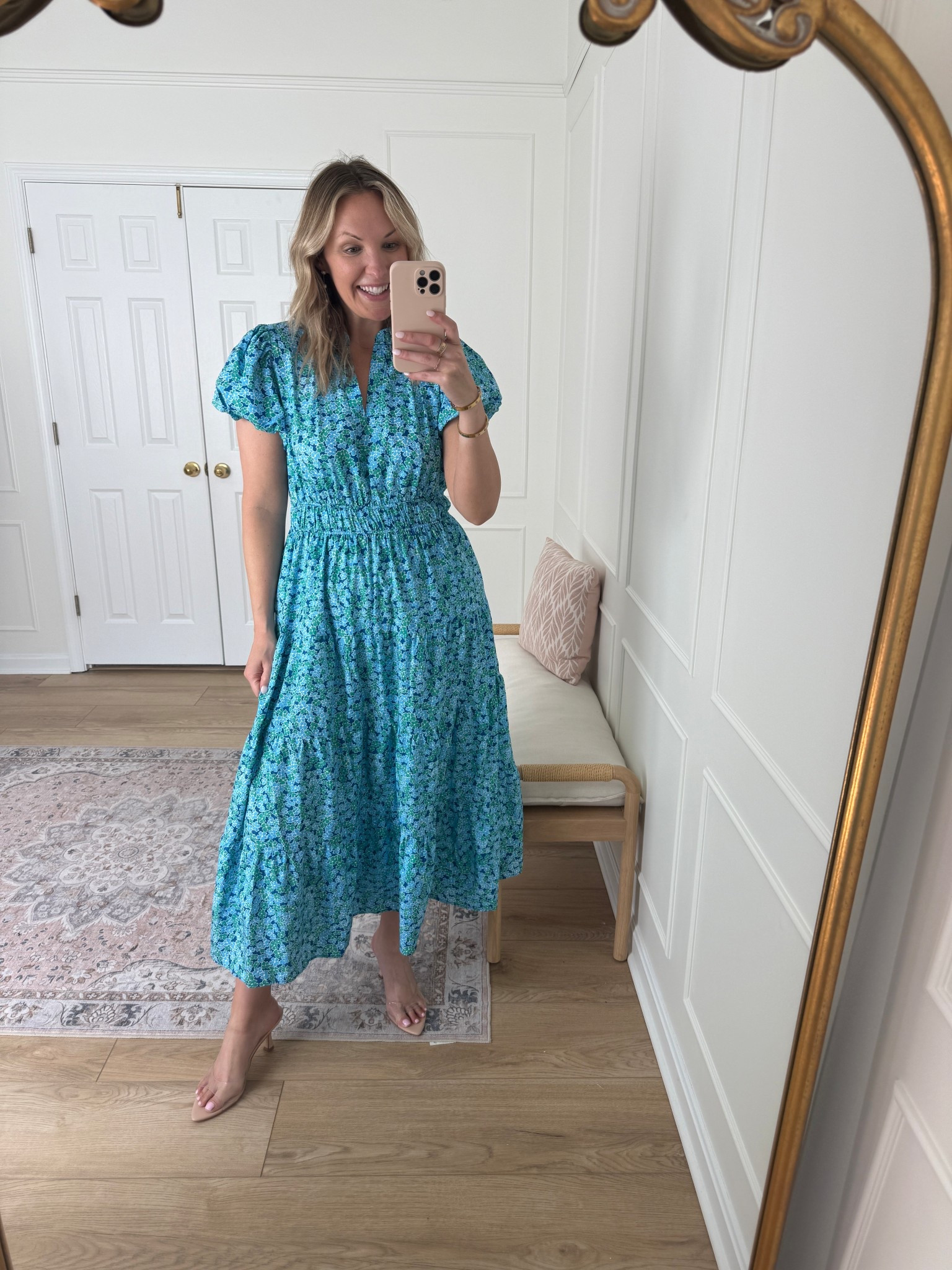 Floral Easter dress - wearing a med 

#LTKSeasonal #LTKMidsize