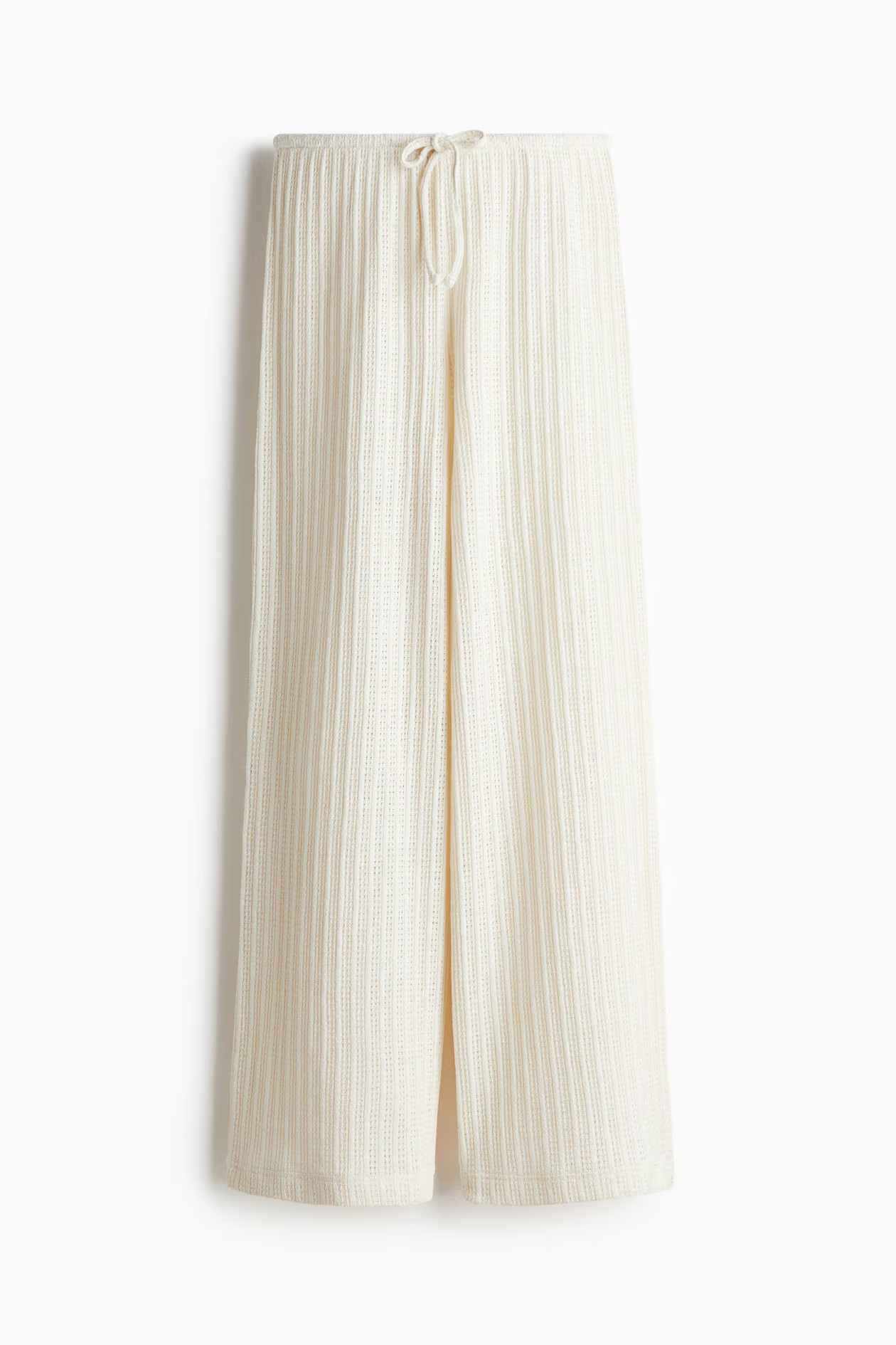 Textured-knit trousers | H&M (UK, MY, IN, SG, PH, TW, HK)