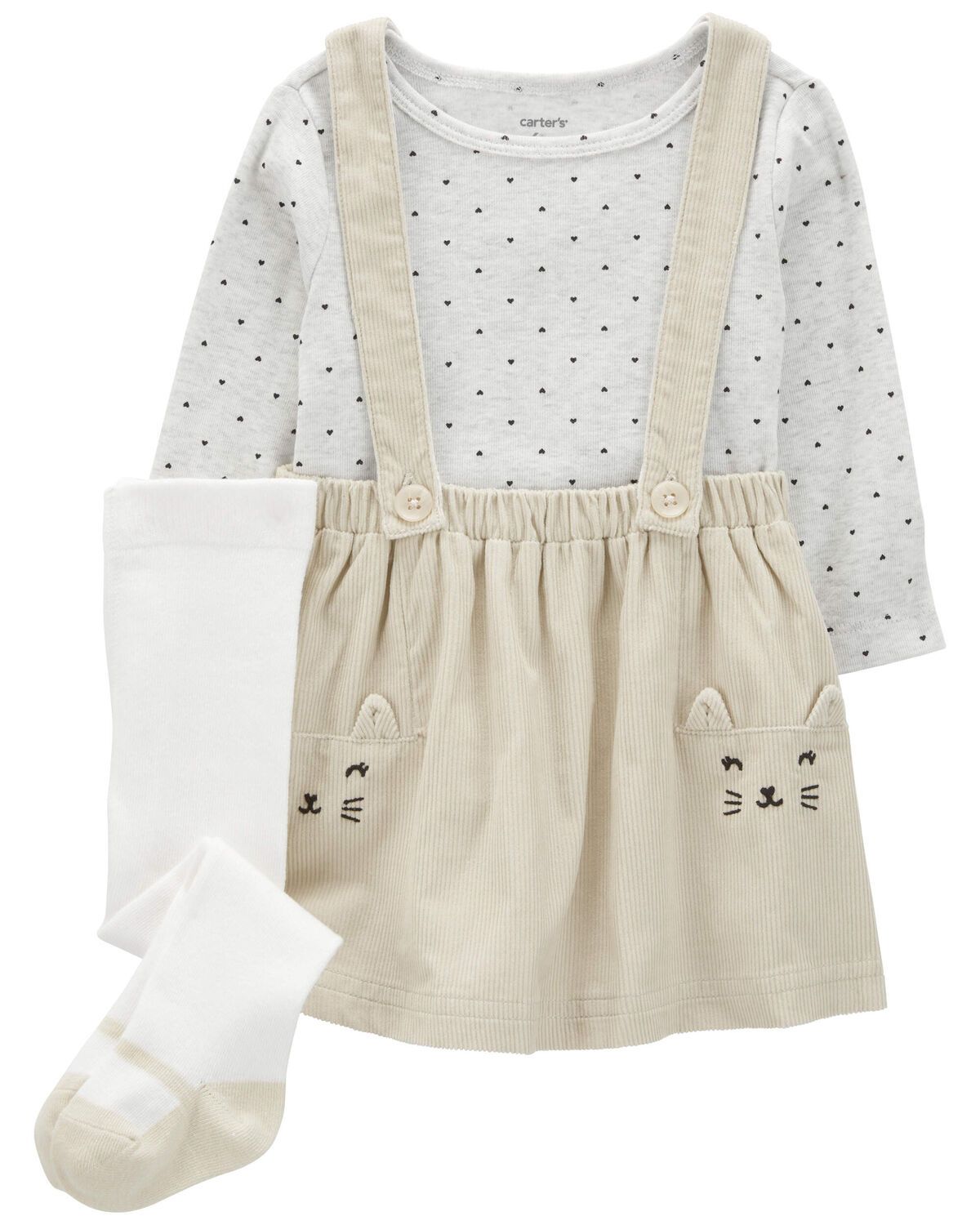 3-Piece Cat Print Jumper Set  - Carter's | Carter's | Carter's Inc