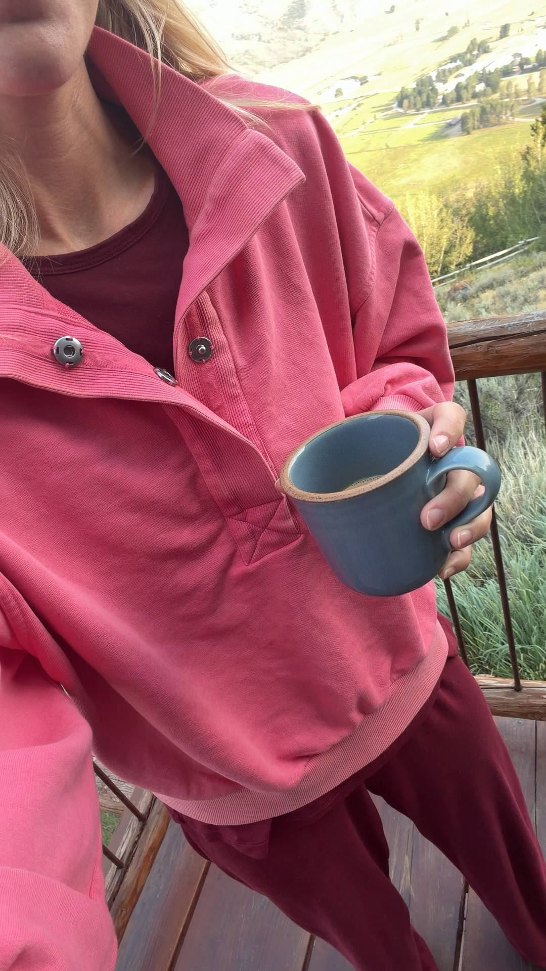 The coziest oversized pullover (wearing small) and pajama set (small)