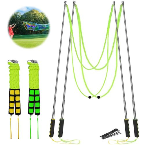 Ubitree 2-Pack Giant Bubble Wands – Stainless Steel Telescopic Bubble Blower Sticks for Kids & Adults – Outdoor Bubble Maker Toy for Lawn, Park, Beach, Birthday Parties & Summer Fun | Amazon (US)