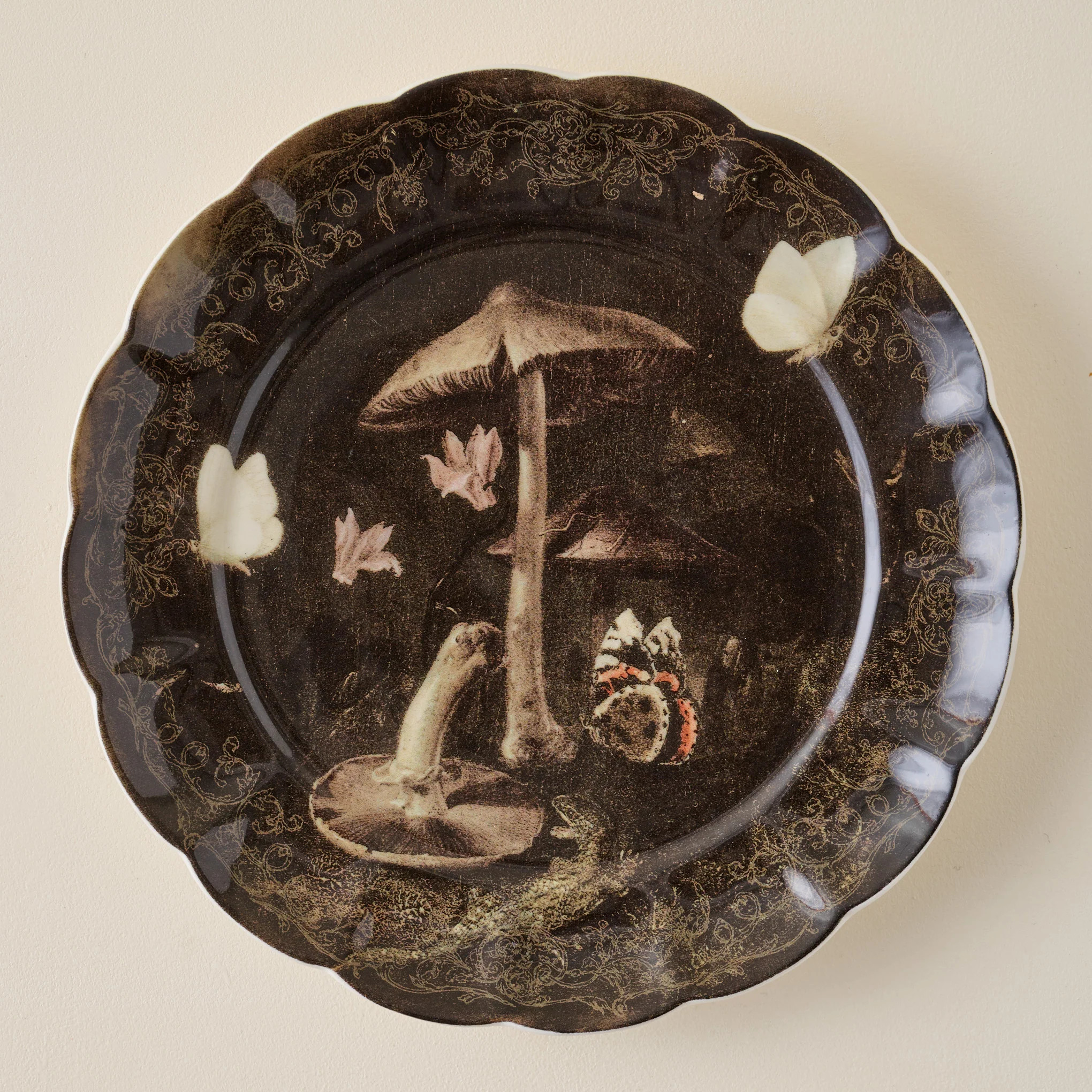 Enchanted Forest Mushroom Dessert Plate | Magnolia