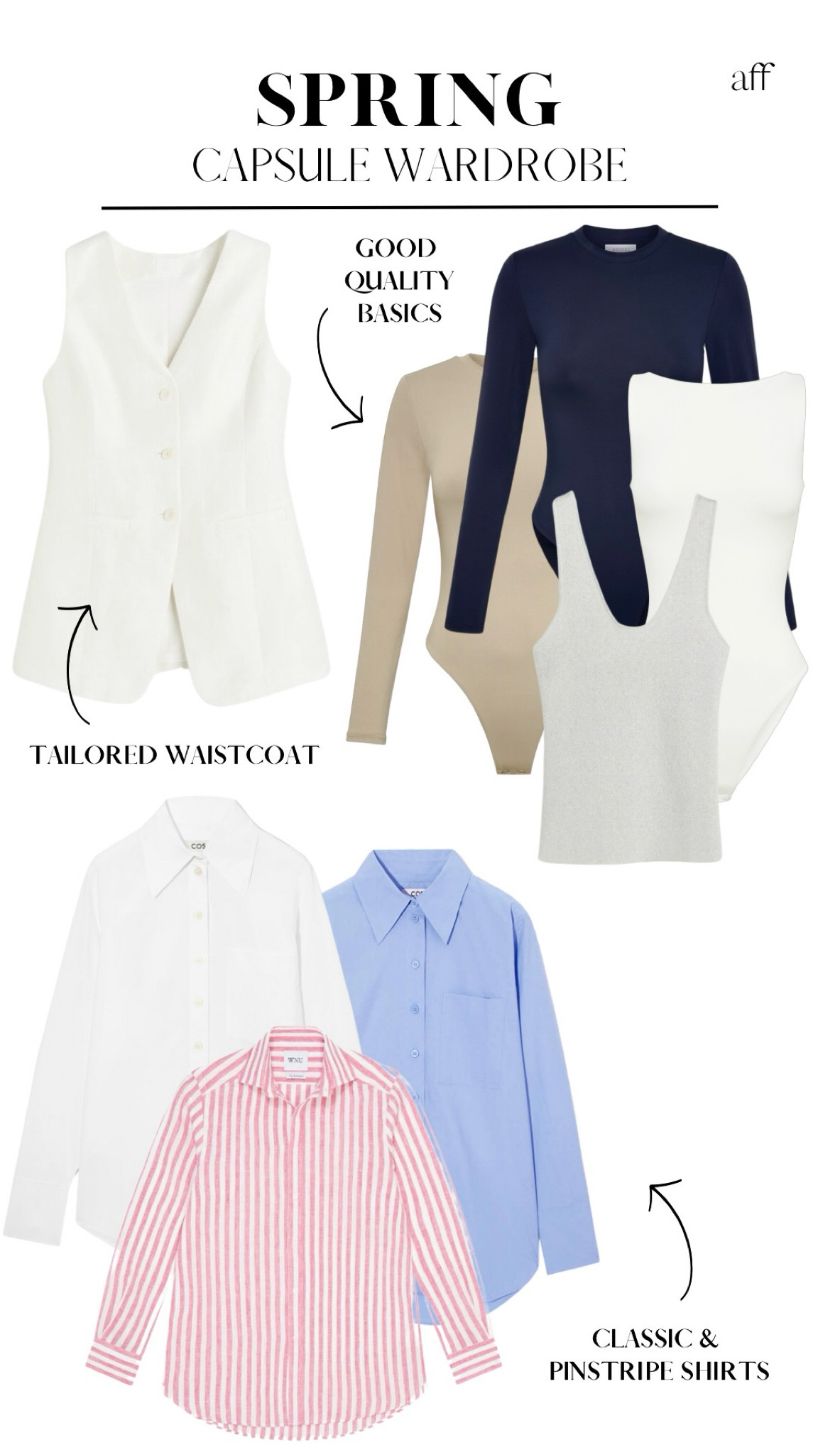 SPRING CAPSULE WARDROBE | PART 3 | TOPS & SHIRTS 👔 

#LTKfindsunder50 #LTKworkwear #LTKstyletip