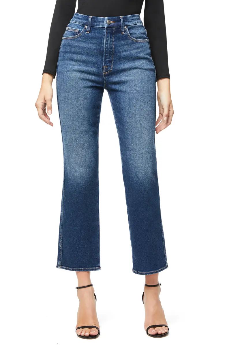 Good Curve Western Yoke High Waist Straight Leg Jeans | Nordstrom