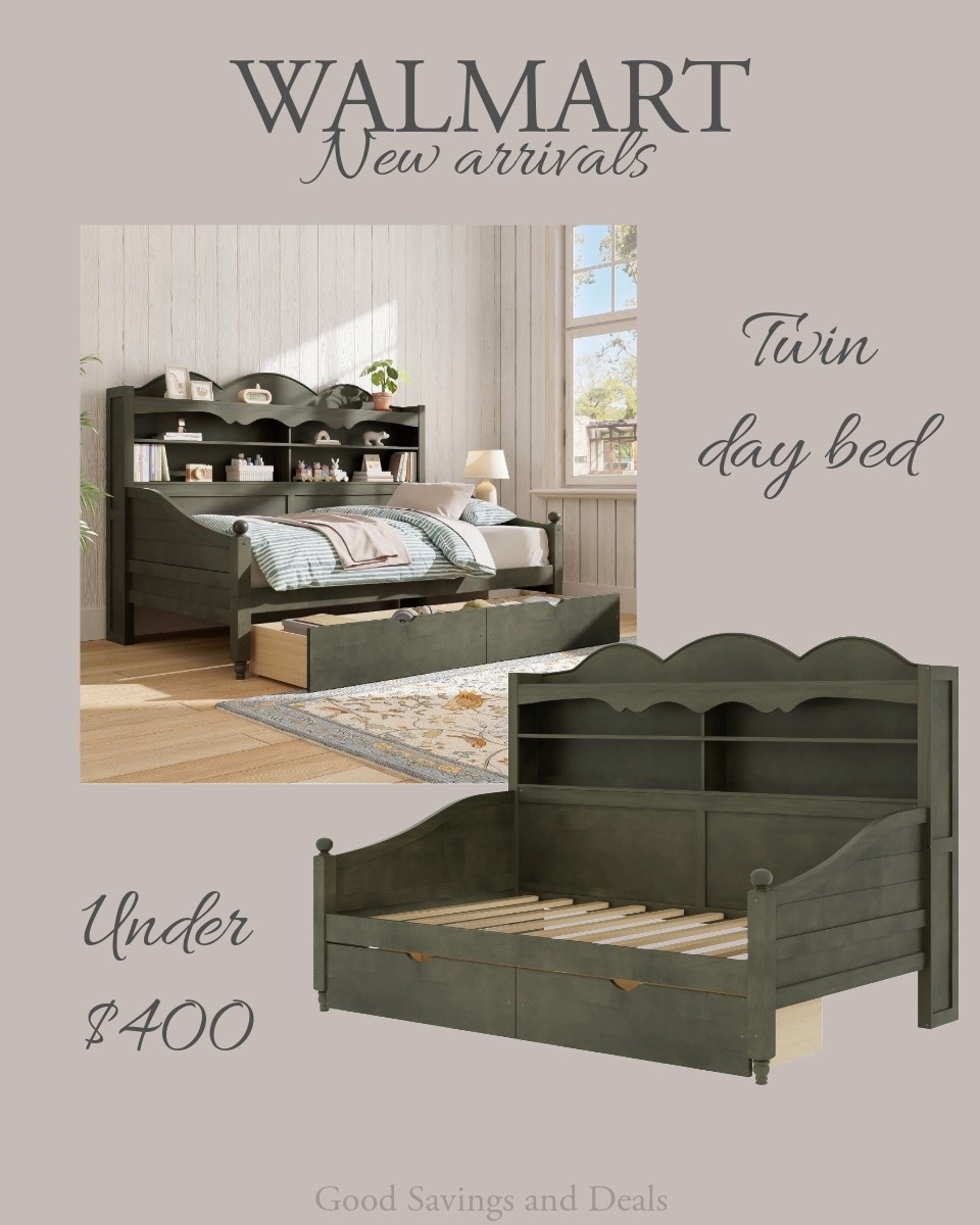 This beautiful twin day bed is under $400 and comes in three different color options. Kids bed room inspiration.

#LTKHome #LTKSaleAlert