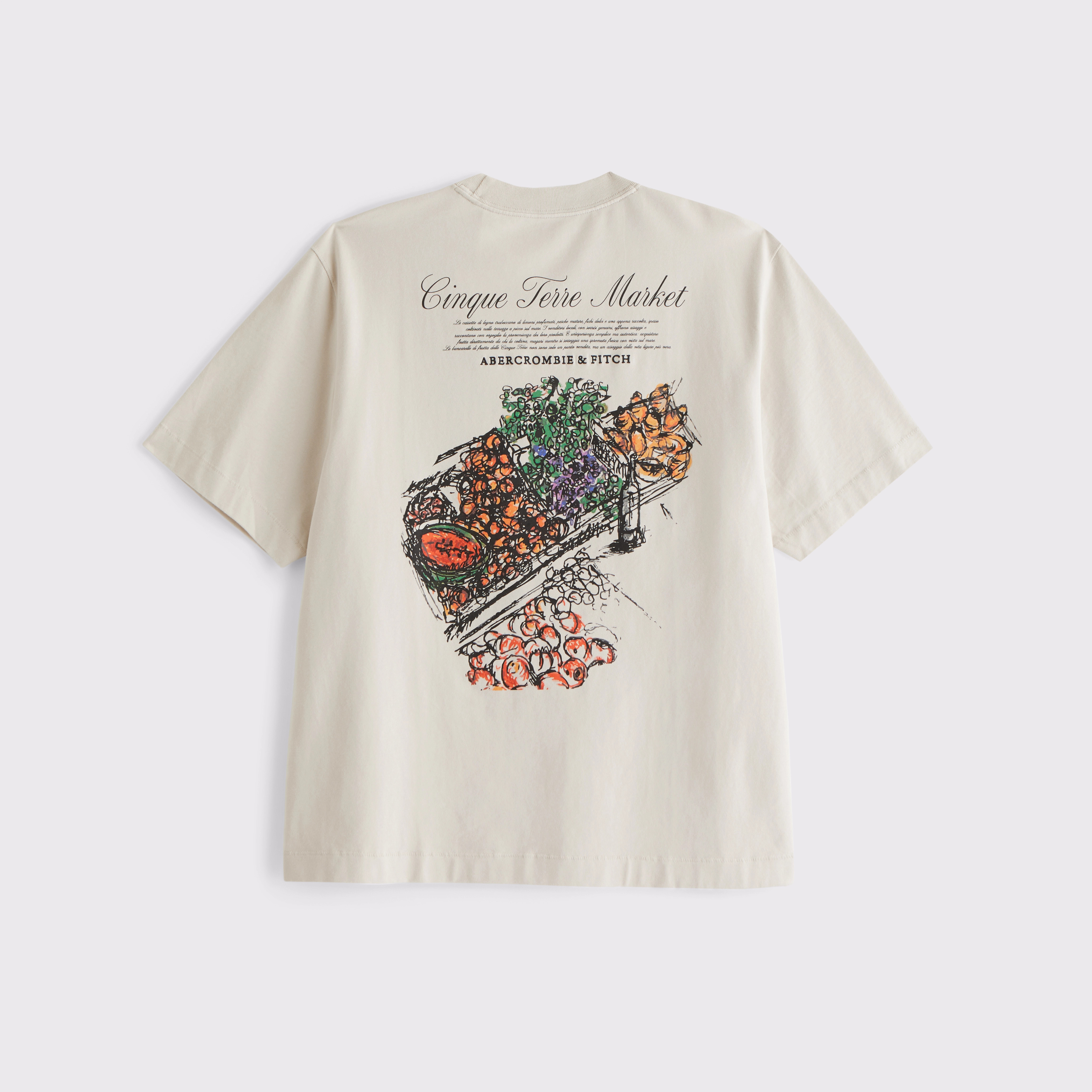 Cinque Terre Graphic Logo Tee | Abercrombie & Fitch (US)